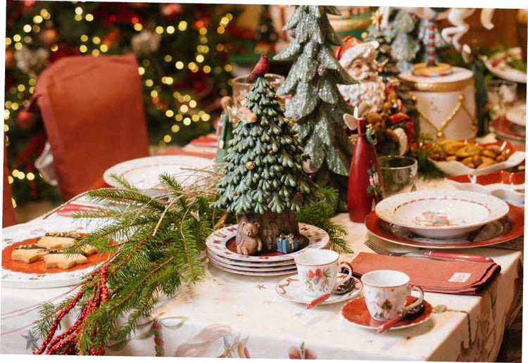 Collezione Natale "Nuvole di Stoffa" – decorazioni natalizie romantiche in stile vintage per una casa calda e accogliente.