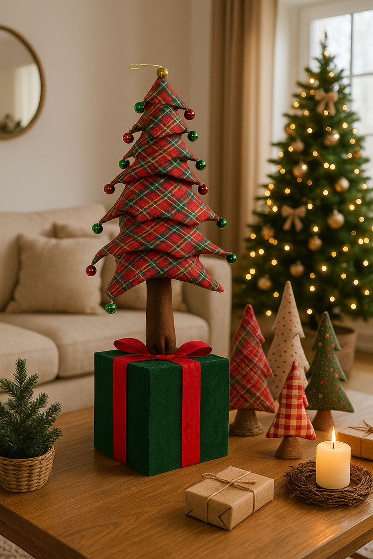 Alberi Decorativi in Tessuto | Natale Originale | www.tuttochic.it