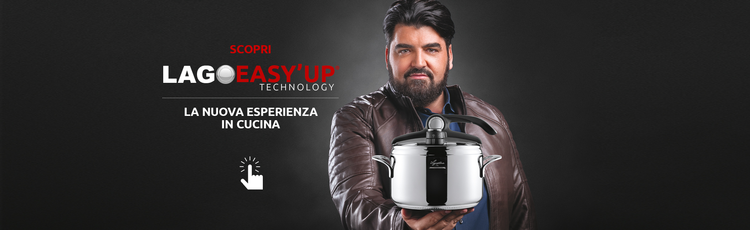 Lagostina, un offerta completa per la tavola e la cucina. Pentole, Padelle, Tegami, Utensili da tavola e da cucina in acciaio inox, in alluminio con antiaderente di qualità, acquista i prodotti Lagostina su tuttochic.it