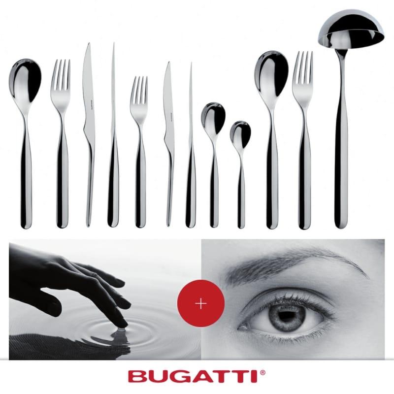 Dal 1923 Bugatti progetta e realizza prodotti per la tavola e la cucina, posate e accessori con una forte carica innovativa e un design originale e sofisticato. Bugatti emozione italiana! in negozio e online su tuttochic.it