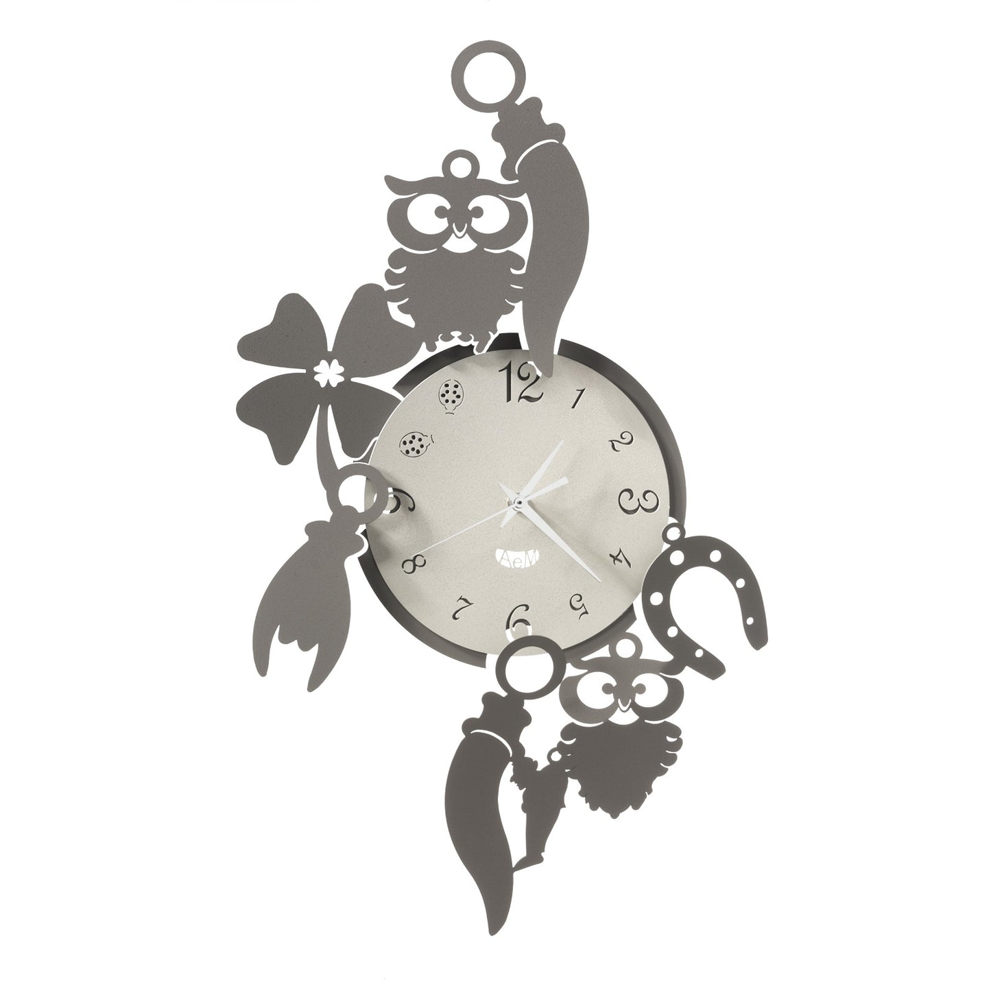 Orologio da parete portafortuna buffo Good Luck