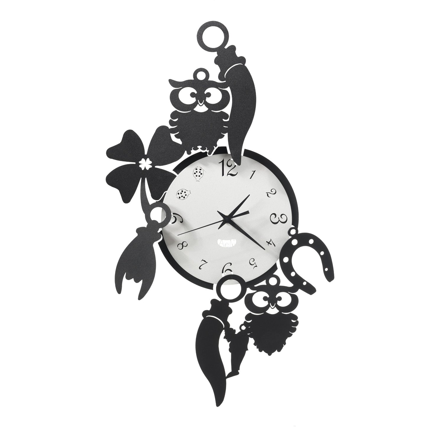 Orologio da parete portafortuna buffo Good Luck