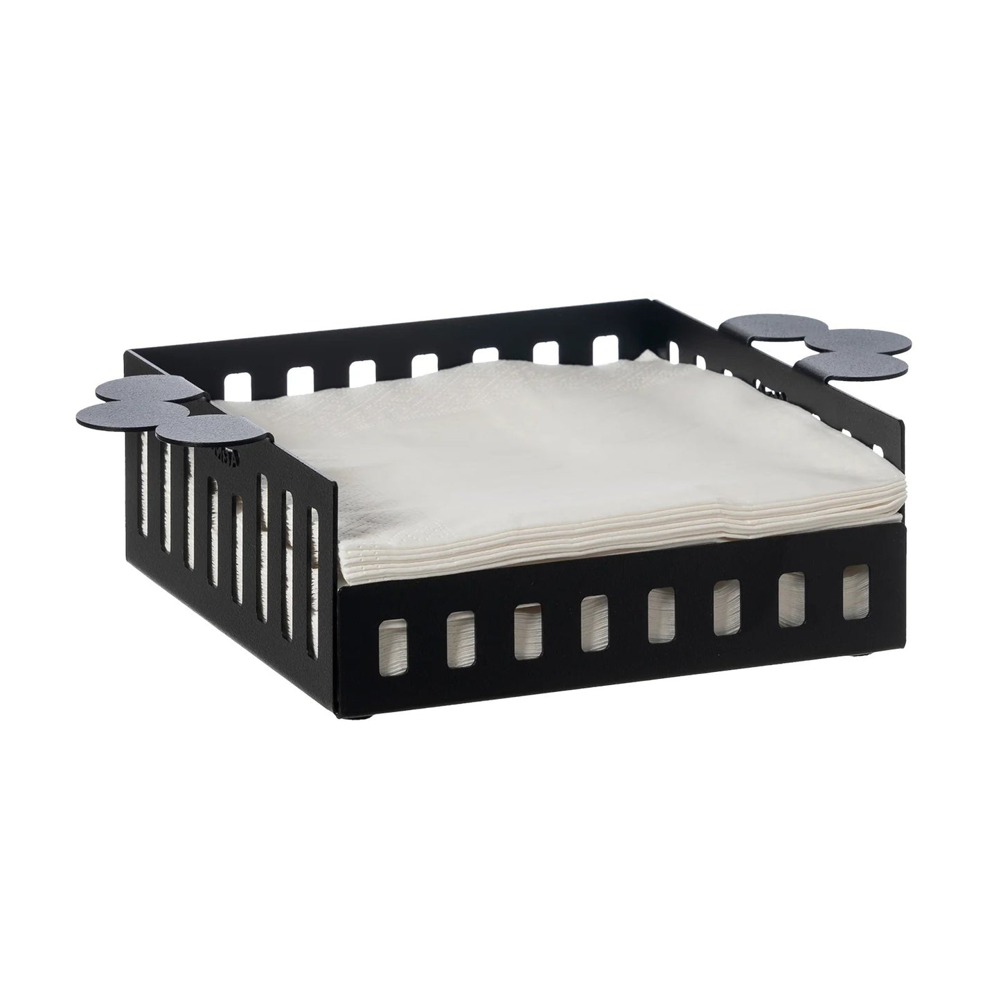 Portatovaglioli grande Old di Arti e Mestieri. Realizzato in metallo colorato e adornato con eleganti maniglie laterali, è perfetto per conferire un tocco di raffinatezza tipico della collezione Old. Dimensioni: 25 x 17 x 6 H cm. In negozio e online su tuttochic.it