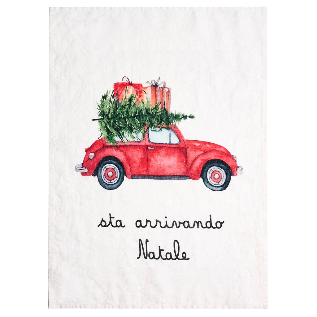 Il Canovaccio "sta arrivando il Natale" di Simple Day è un prodotto di alta qualità, realizzato in lino 100%. Il suo decoro in acquarello, mentre il trattamento con il metodo stonewash conferisce al tessuto un aspetto stropicciato. Misura 50X70 cm Lavabile in lavatrice fino a 60°. In negozio e online su tuttochic.it