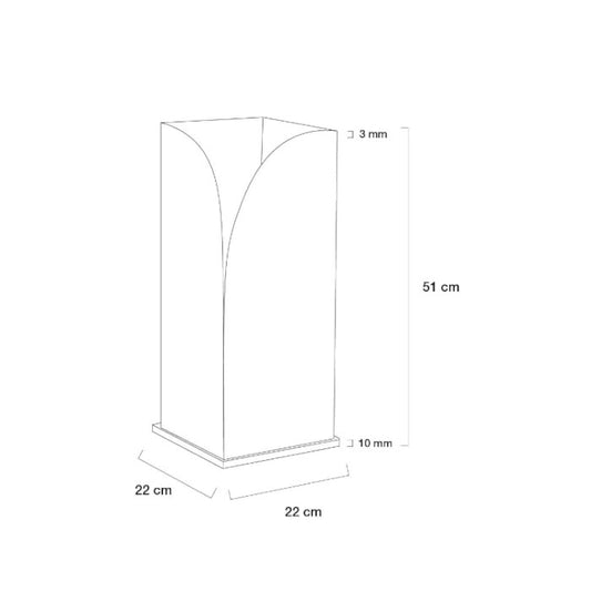 Portaombrelli Vesta Home trasparente