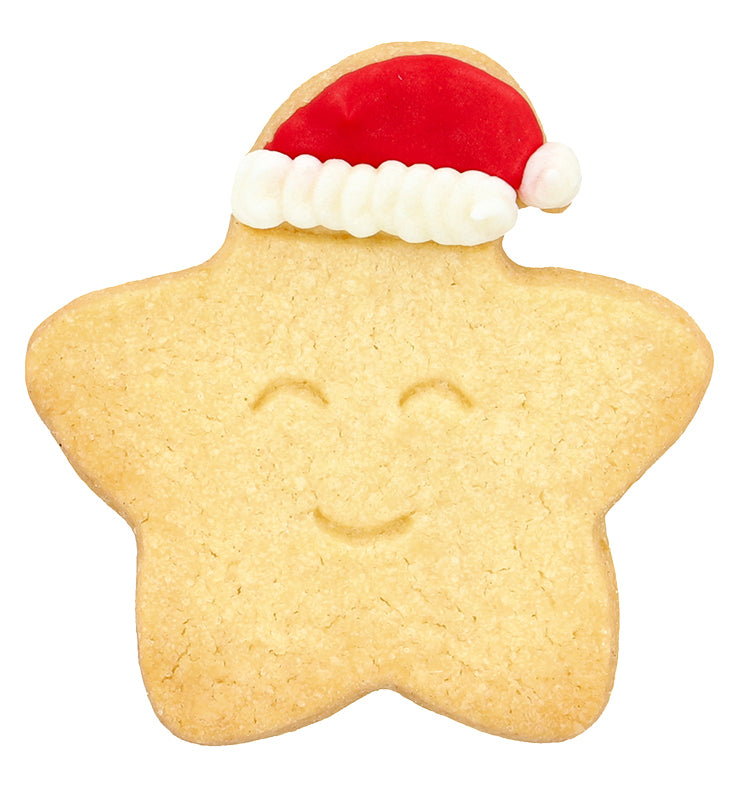 Tagliabiscotti stella di Natale in acciaio inox 6,5 cm Birkmann