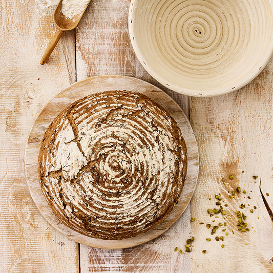 Cestino rotondo lievitazione pane in rattan Birkmann 20 cm