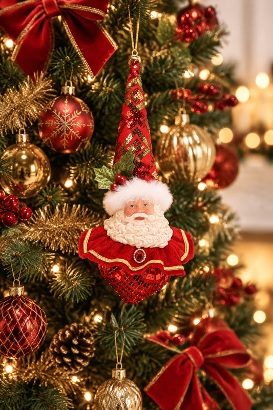 Addobbo Babbo Natale da appendere Timstor