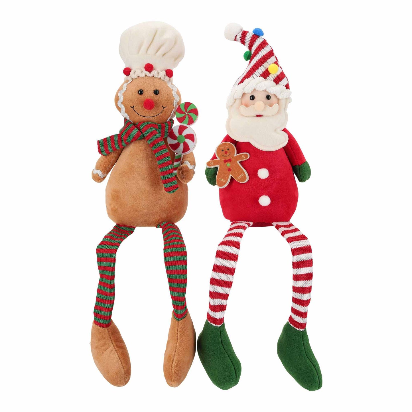 Set pupazzi Pan di Zenzero e Babbo Natale Timstor