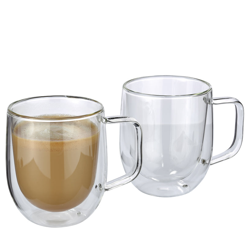 Set 2 tazze universale in vetro "Veneto" 250 ml