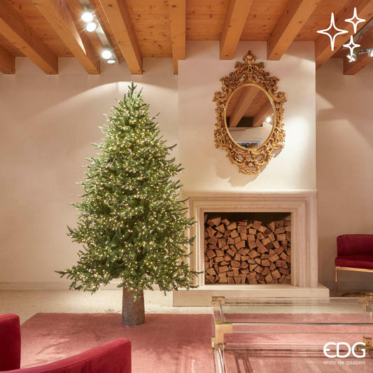 Albero di Natale EDG Luxury 210 cm con 4000 luci LED