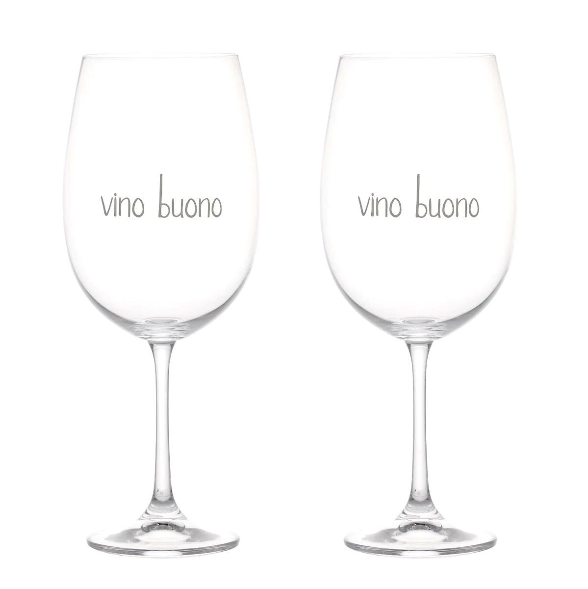 Goditi i tuoi vini preferiti con un tocco di classe grazie a questo set di 2 calici da degustazione in vetro cristallino. Perfetto per un regalo o per te stesso. Set di 2 calici 64 cl Altezza 24 x 9,8 cm. Disegnato e prodotto in Italia. In negozio e online su tuttochic.it