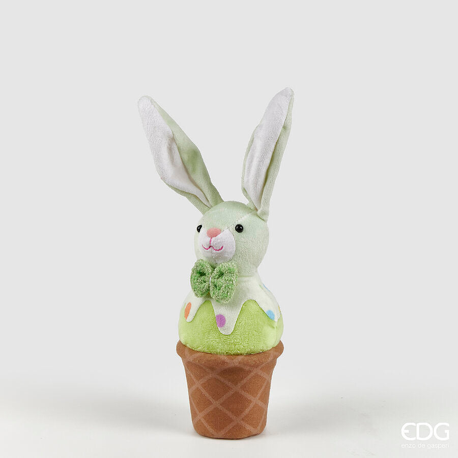 Il perfetto addobbo pasquale con Decoro Gelato Coniglio. Colori: Azzurro/bianco - Rosa mix - Verde mix Dimensioni: cm Ø 9 x h 29. In negozio e online su tuttochic.it