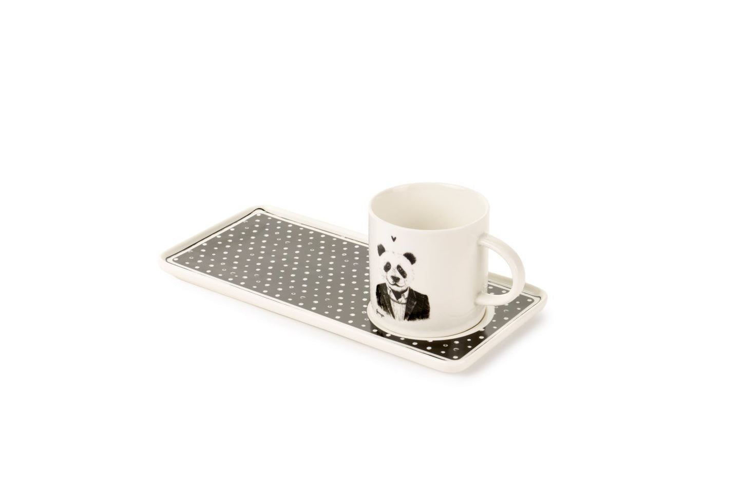 Tazza con vassoio "My Friend's Home"