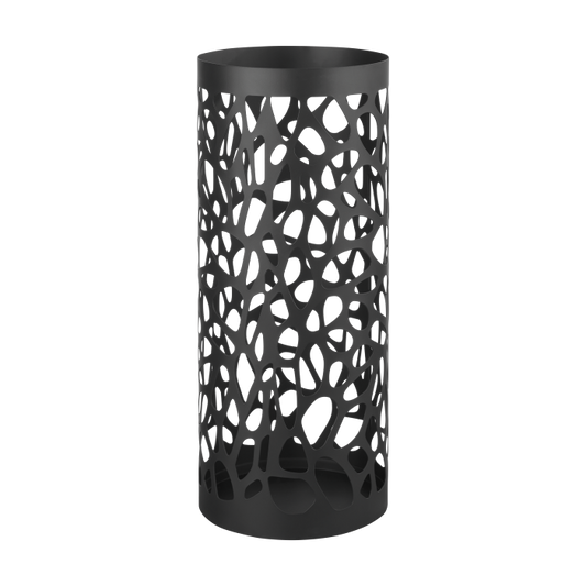 Realizzato in metallo e decorato con fori, offre un modo elegante per riporre i tuoi ombrelli Dimensioni: cm 20 x 45 h. In negozio e online su tuttochic.it