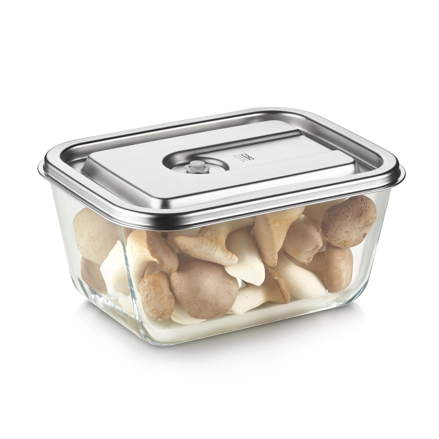 Contenitore VacuBoxx XL Caso Design in vetro borosilicato e acciaio inox