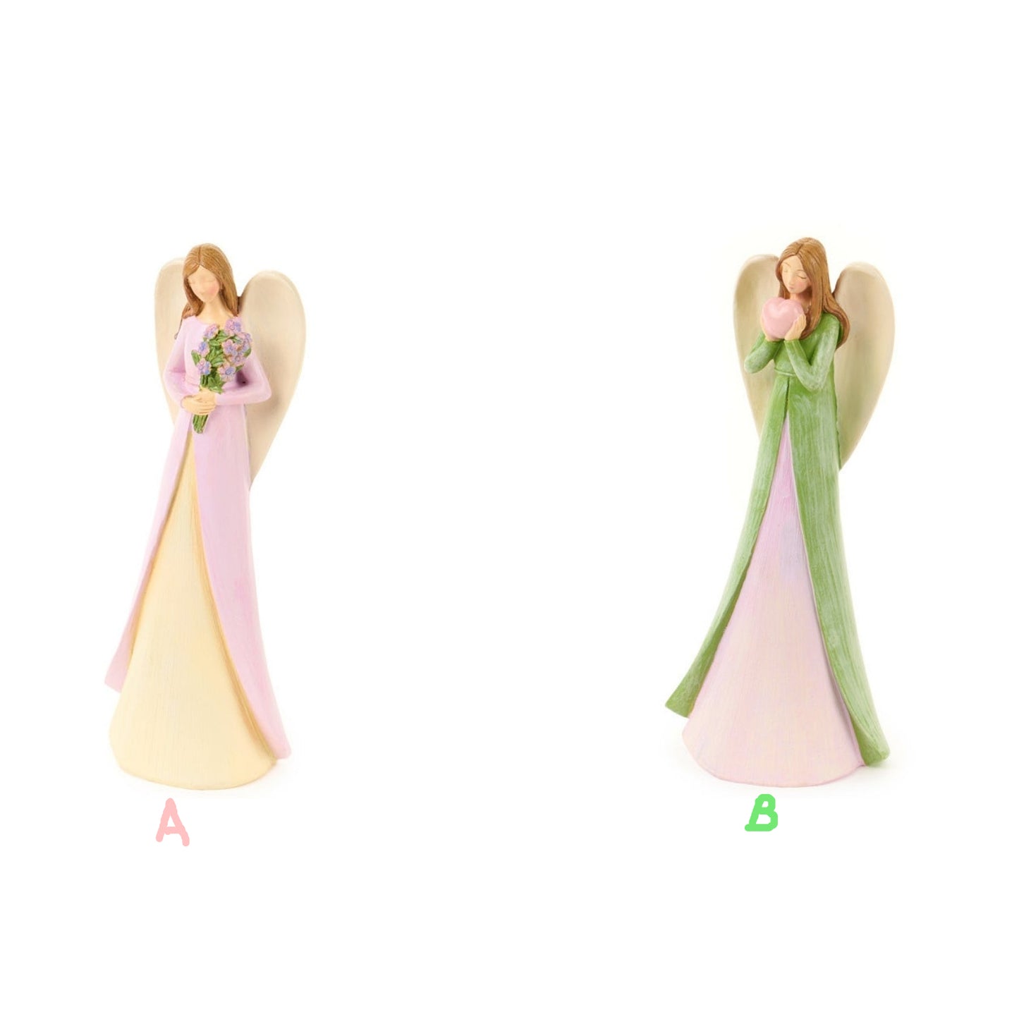 Rendi la tua casa più bella con Angelo con fiori o cuore in resina 'La vie en rose'. Dimensioni singolo prodotto: cm 8.5 x 6 x h 20. In negozio e online su tuttochic.it