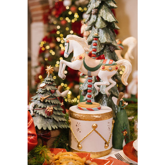 Cavallo da giostra in resina decorata – La Giostra di Amelie