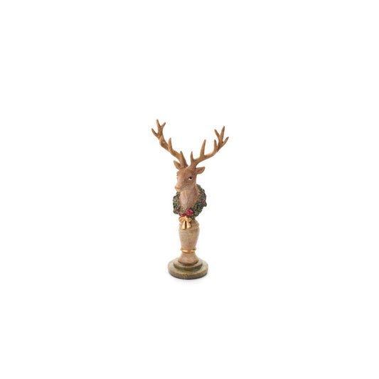 Cervo natalizio in resina decorata – La Giostra di Amelie