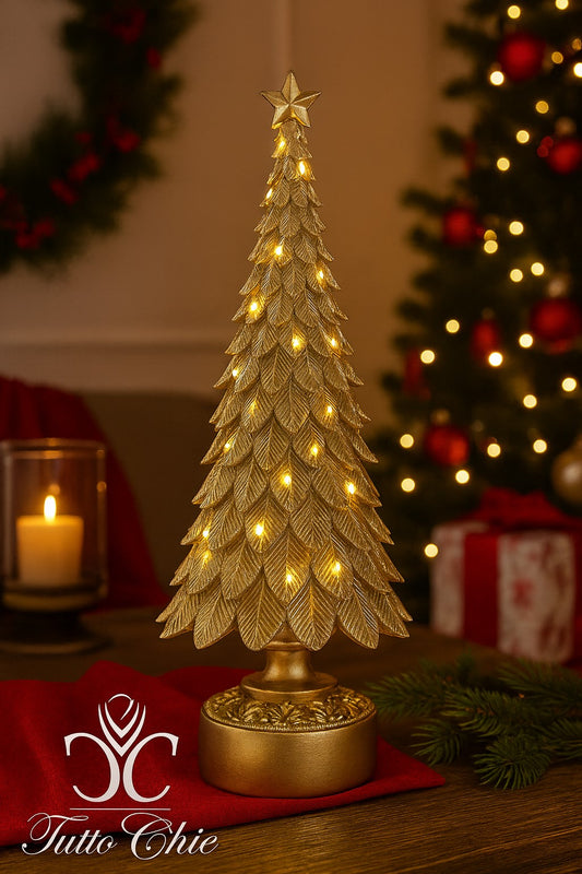 Albero natalizio con led oro Timstor