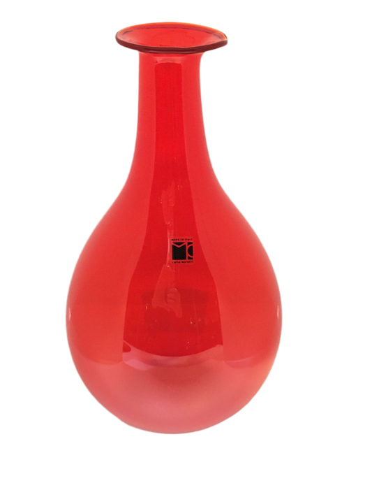 Vaso "Soffiato" rosso