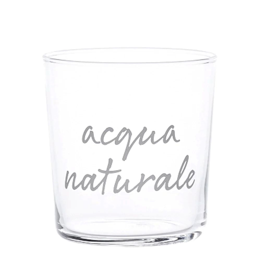 Set 6 Bicchieri acqua "acqua naturale"