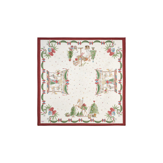 tovaglia centrotavola natalizia 120x120 La Giostra di Amelie