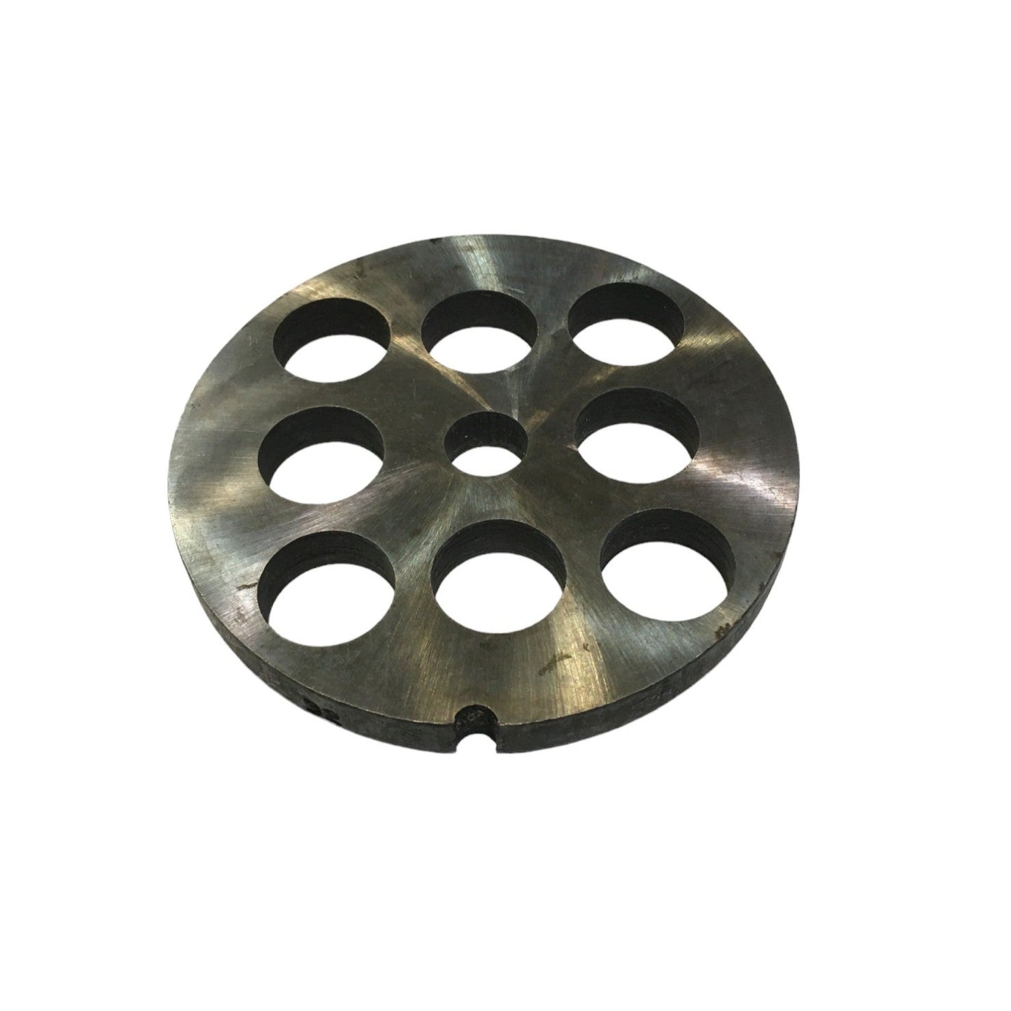 Piastra/Trafila in acciaio temperato per tritacarne n° 32, con 8 fori da 20 mm. Dopo l'utilizzo lavare e asciugare bene la trafila, essendo in acciaio temperato la piastra potrebbe arrugginire, prima di riporla lubrificare bene con olio casalingo. In negozio e online su tuttochic.it