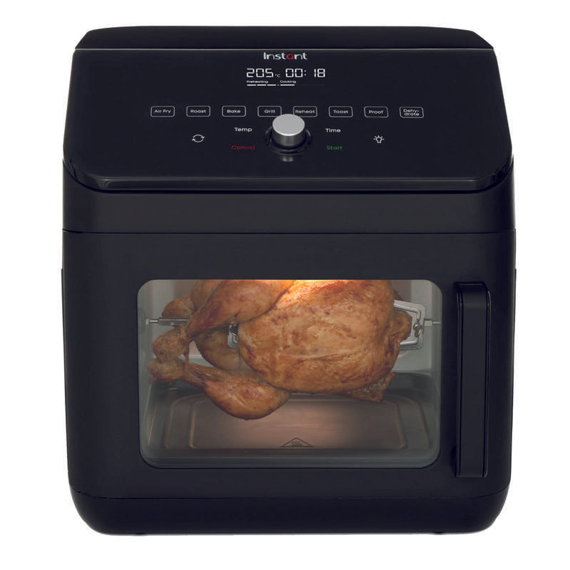 Forno multifunzione compatto ma allo stesso tempo molto capiente (13L di capacità) con la velocità e l'efficienza di una friggitrice ad aria, in grado di: grigliare, arrostire, tostare, cuocere, riscaldare, disidratare. Capienza: 13 L• Dimensioni: 35 x 34.5 x 37,5 cm• Peso: 8.2 kg. In negozio e online su tuttochic.it