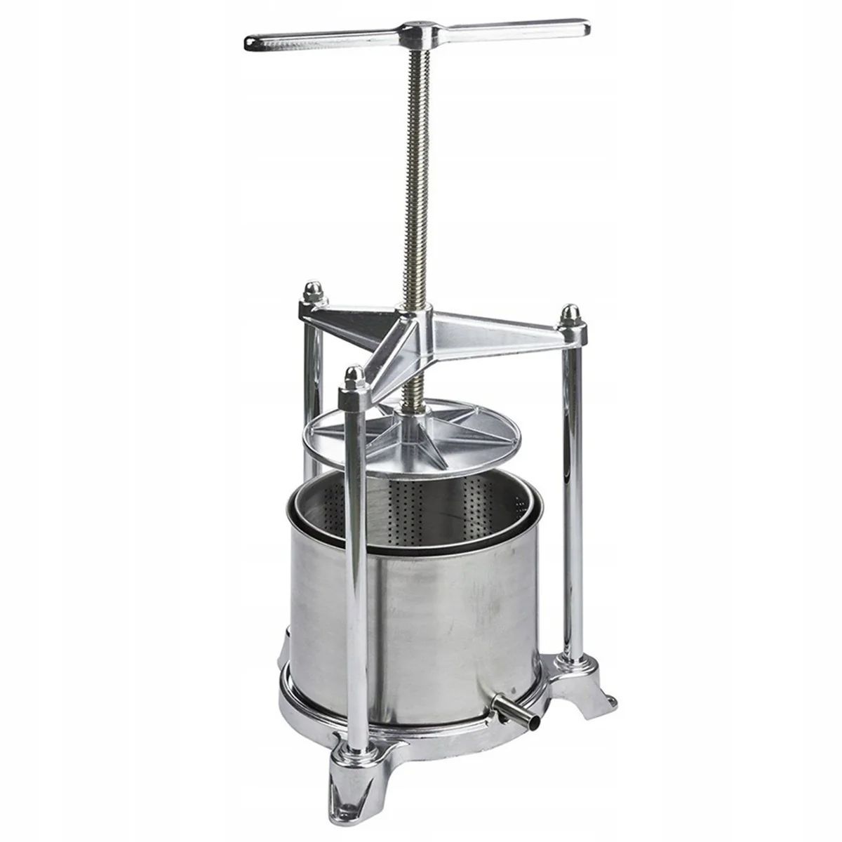 Torchietto premitutto 5 litri in acciaio inox per frutta e verdura