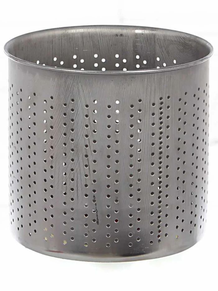 Torchietto premitutto 5 litri in acciaio inox per frutta e verdura