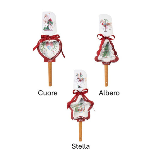 Spatola in Silicone con Stampino – “La Giostra di Amelie” – Nuvole di Stoffa – prezzo cadauno