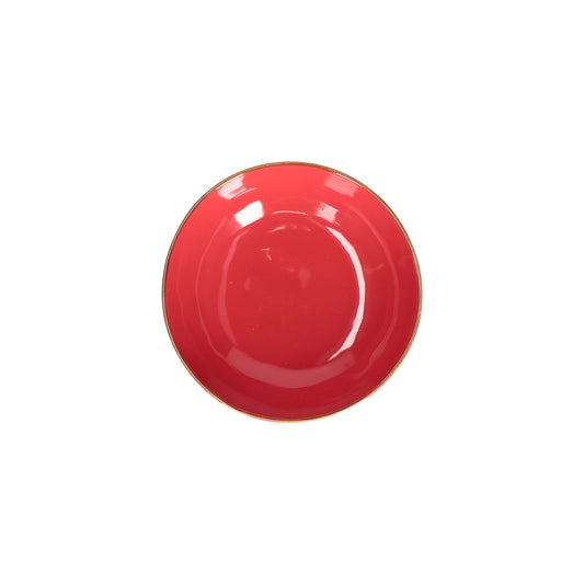 Piatto fondo di colore corallo della linea Concerto. L’apparecchiatura è bellissima tono su tono o nei diversi abbinamenti di colore. Materiale: Stoneware Dimensioni: Ø 21 cm Lavabile in lavastoviglie Utilizzabile in microonde Non Utilizzabile in forno tradizionale. In negozio e online su tuttochic.it