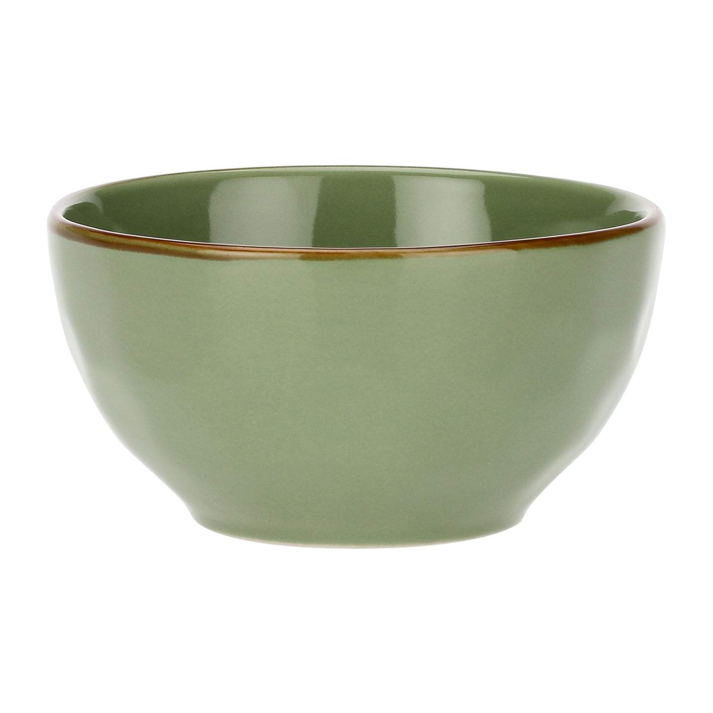 Coppetta in porcellana di colore verde oliva. Dimensioni: cm Ø 11 x 6 h Materiali: Stoneware. Non in forno tradizionale. In negozio e online su tuttochic.it
