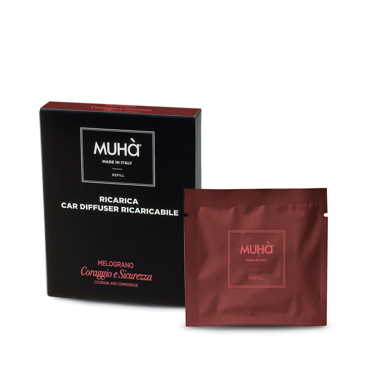Ricarica del profumatore d’auto dal design accattivante e moderno, in soft-touch con rilascio graduale di profumi ricchi e corposi che garantiscono una lunga durata. MELOGRANO L'intenso profumo dell'arancio si alterna alla delicata fragranza di pesca ed al fresco sentore del melone. In negozio e online su tuttochic.it
