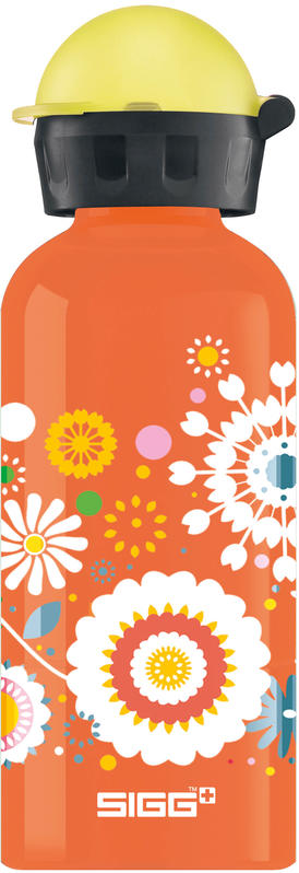 Bottiglia in alluminio Kids Bottle Flowers 400 ml, SIGG