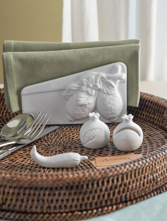 Poggiaposate Peperoncino porcellana La Porcellana Bianca