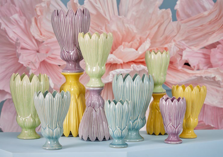 Vaso Freaky Foglie Coppa h 21