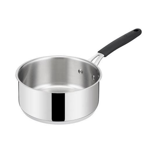 Casseruola fonda in acciaio inox manico lungo Tempra