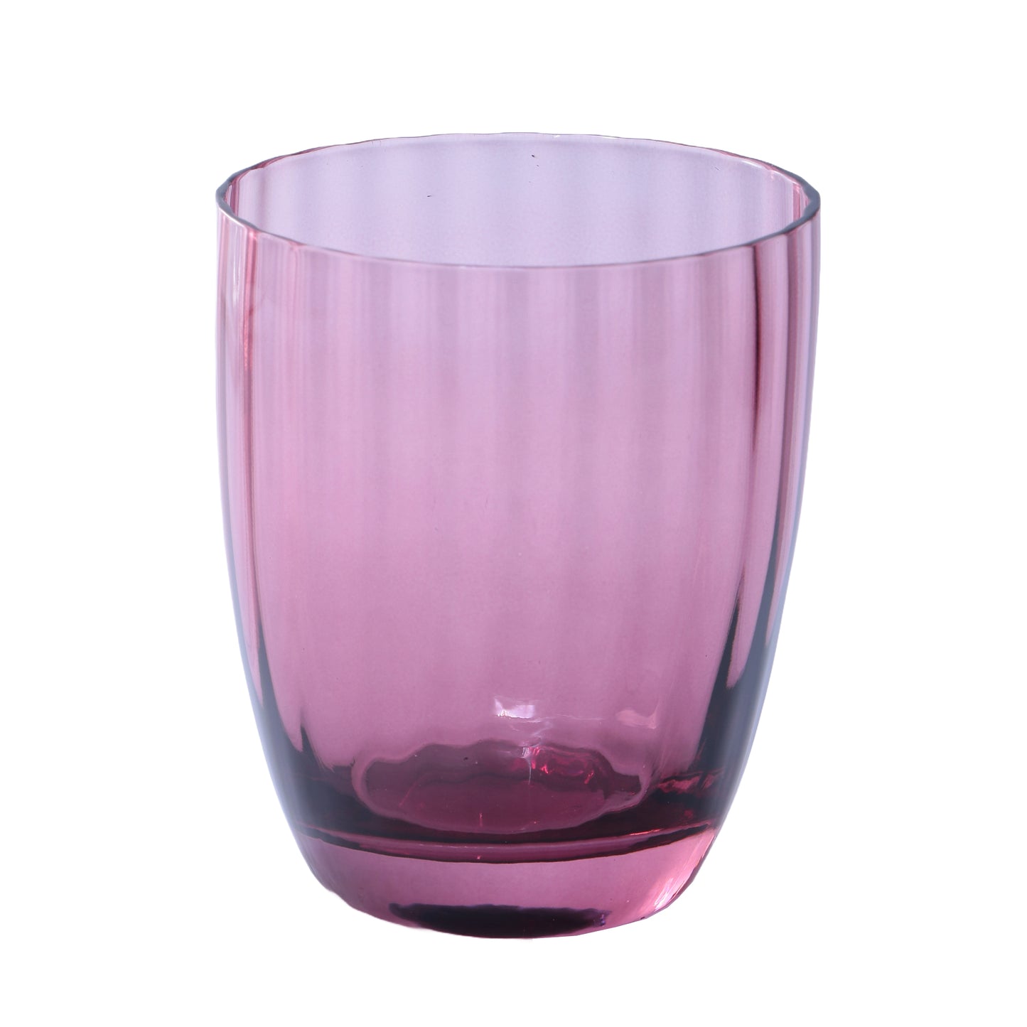 Esalta la tua esperienza di bere con questo elegante set di bicchieri della collezione Prismia di Rose & Tulipani. Ogni bicchiere è realizzato con maestria in vetro soffiato e arricchito da un delicato colore rosa trasparente. Capacità: 310 ml - Dimensioni: cm 8,5 x 10,5 h. In negozio e online su tuttochic.it