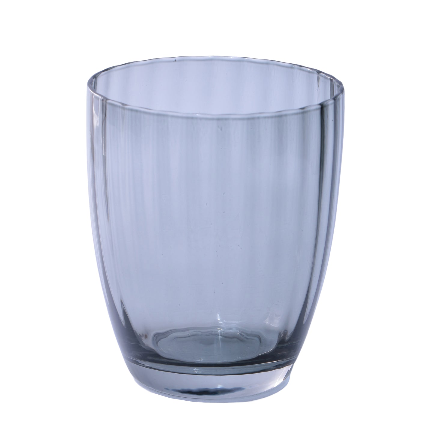 set di 6 bicchieri di colore blu trasparente. Capacità: 310 ml - Dimensioni: cm 8,5 x 10,5 h Lavabile in lavastoviglie. In negozio e online su tuttochic.it