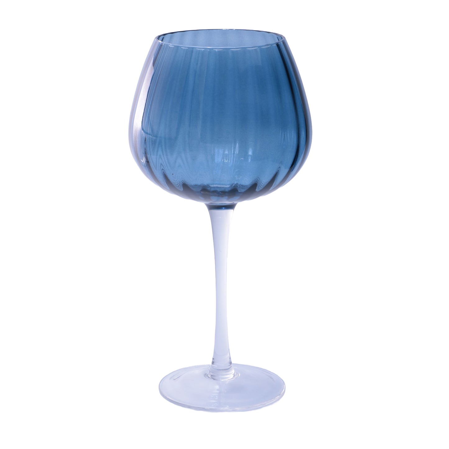 in pregiato vetro soffiato e arricchiti da un delicato colore blu trasparente, Capacità: 460 ml - Dimensioni: cm 10 x 20 h. In negozio e online su tuttochic.it