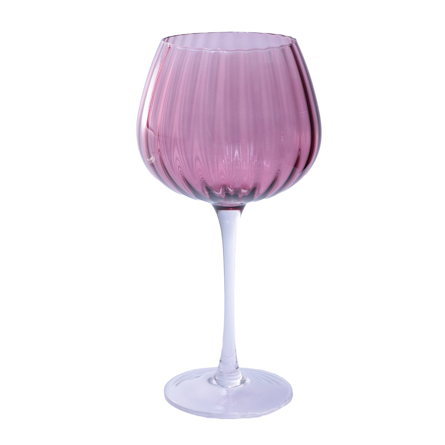 Rendete unica ogni occasione con il set di calici trasparenti della collezione Prismia di Rose & Tulipani. Realizzati in pregiato vetro soffiato e arricchiti da un delicato colore rosa trasparente. Capacità: 460 ml - Dimensioni: cm 10 x 20 h. In negozio e online su tuttochic.it