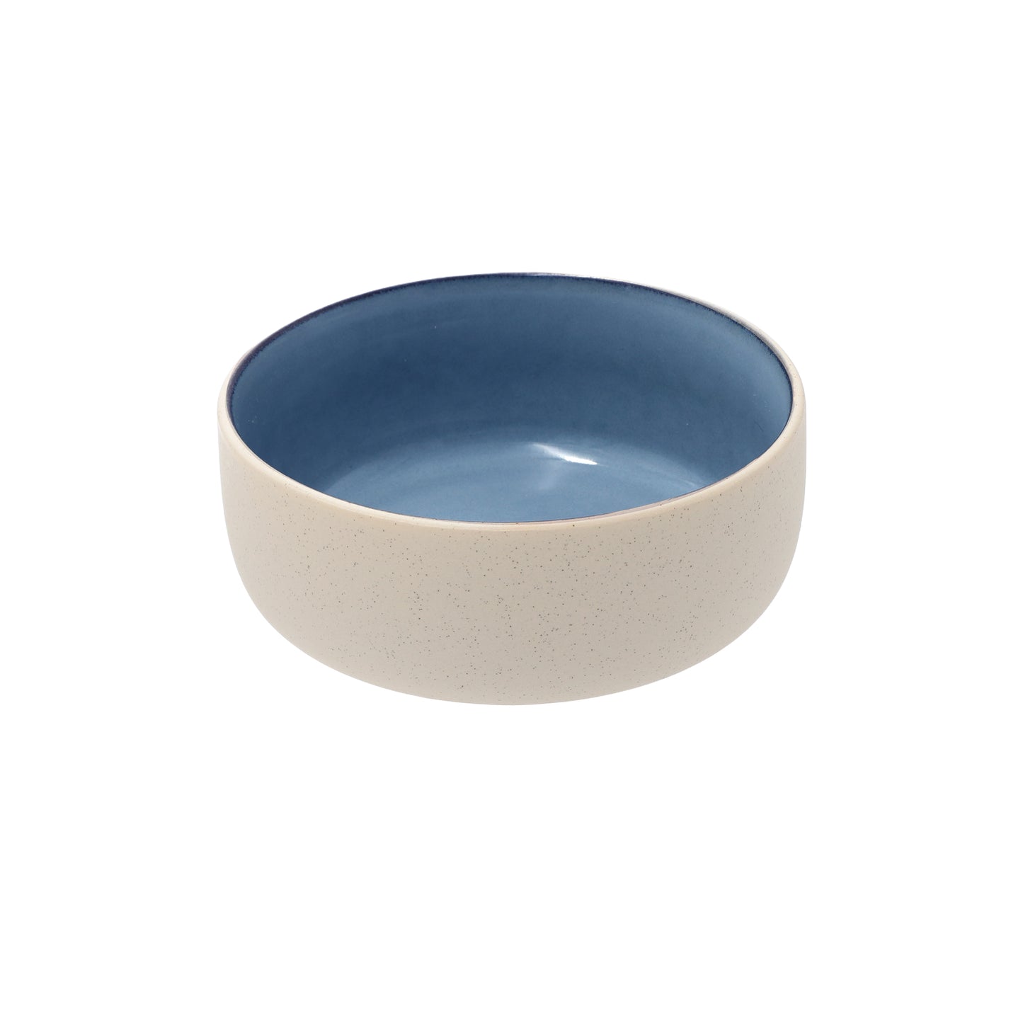 Set di 6 ciotole Arpeggio Blu da 14,5 cm in gres porcellanato con finitura lucida interna e quella opaca esterna Ø 14,5 cm. In negozio e online su tuttochic.it