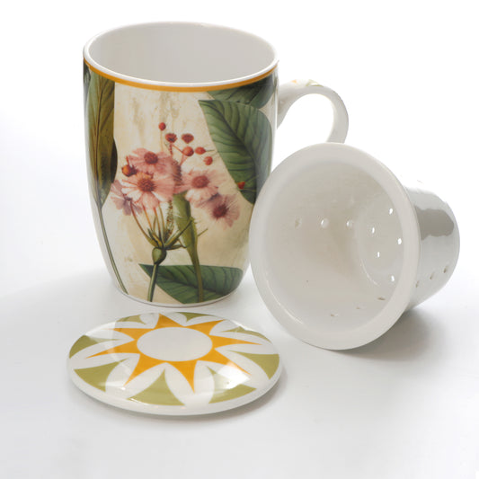 Tisaniera con coperchio e filtro interno in porcellana Capacità: 300 ml Mirabilia, una collezione dal tocco contemporaneo. In negozio e online su tuttochic.it