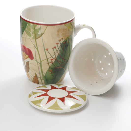 Tisaniera con coperchio e filtro interno in porcellana Capacità: 300 ml Mirabilia, una collezione dal tocco contemporaneo. In negozio e online su tuttochic.it