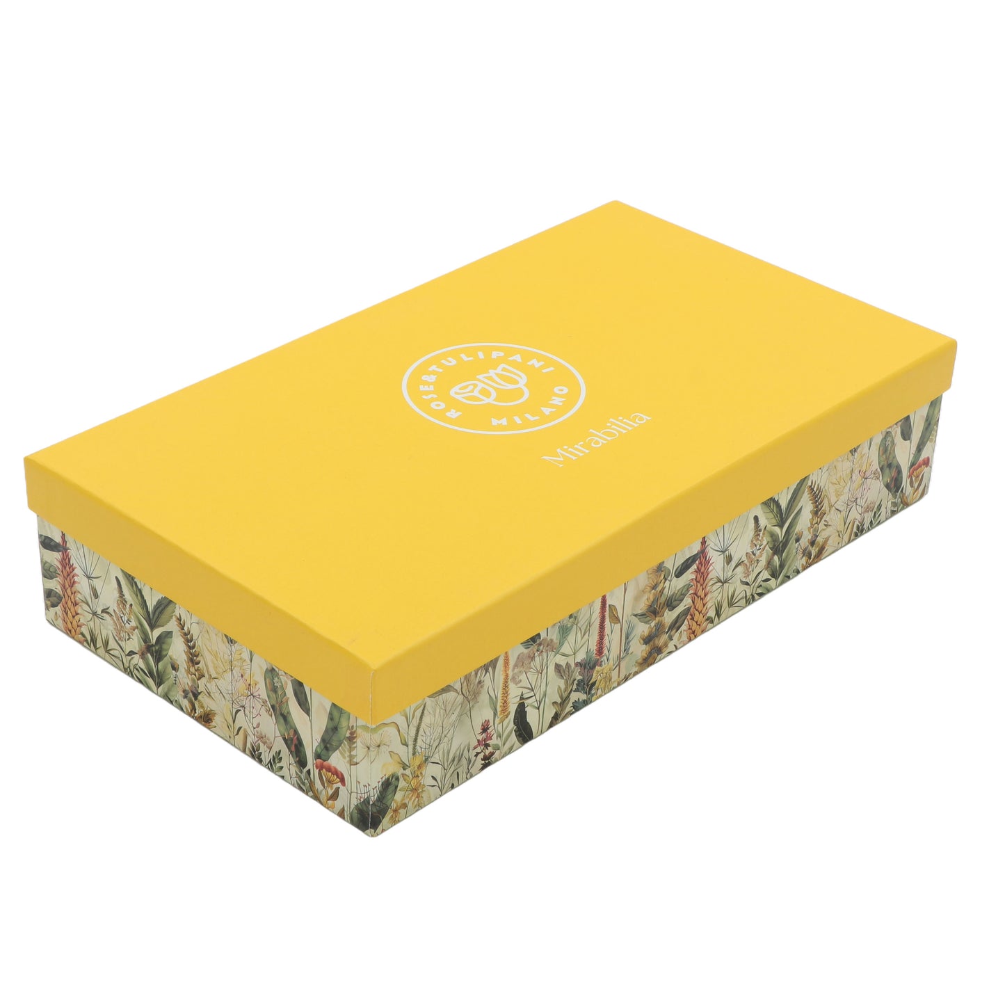 Set di 6 tazzine da caffè con piattino in porcellana decorata contenuta in un abbinato astuccio. Capacità: 90 ml Rose e Tulipani