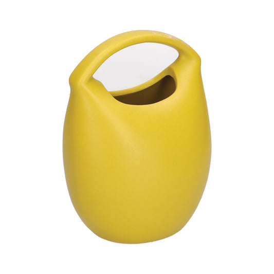 Vaso a forma di borsa in gres dai colori pastello che si abbinano facilmente ad ogni ambiente. I l social trend della borsetta ispira queste collezioni, che vogliono essere un omaggio alla moda sfiziosa e disimpegnata che entra in casa a portare leggerezza. cm 13.5 x 10 x 18 h. In negozio e online su tuttochic.it