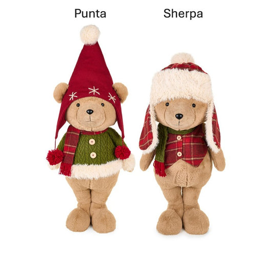 orsetto natalizio 87 cm Nuvole di Stoffa