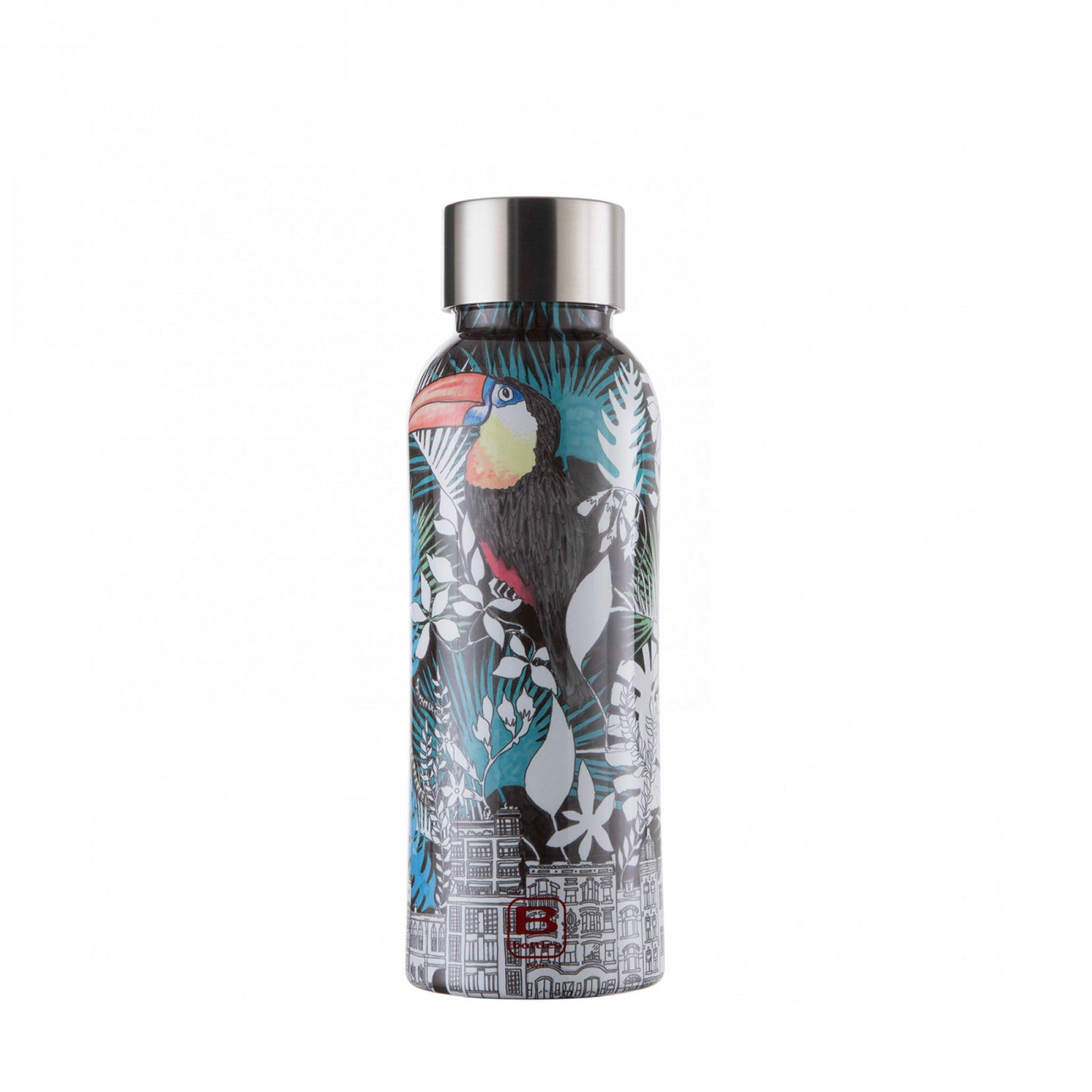 Bottiglia TWIN 1500 ml La Ville. Tappo finitura satinata .Mantiene i liquidi caldi per 36 ore, freddi per 72 e il ghiaccio per 120 ore. Realizzata in acciaio inox 18/10, a doppia parte sottovuoto e con uno speciale rivestimento in rame... Misure: Diametro ø10 cm, altezza 30 cm . In negozio e on line su tuttochic.it